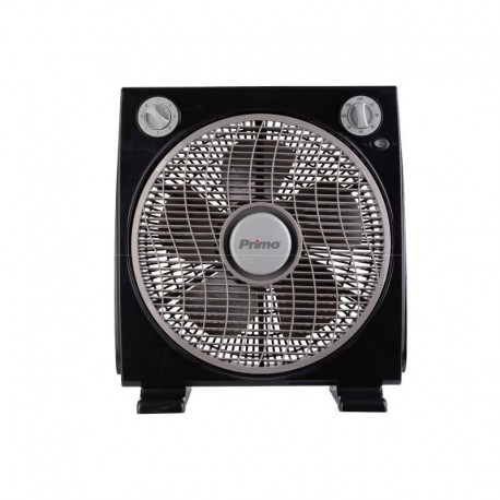 Ανεμιστήρας Box Fan PRBF-80556 Primo 12'' 30εκ. Μαύρος-Γκρι